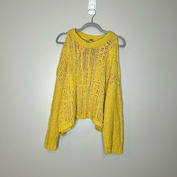 Free People Open Shoulder Sweater - Picture 1 of 2